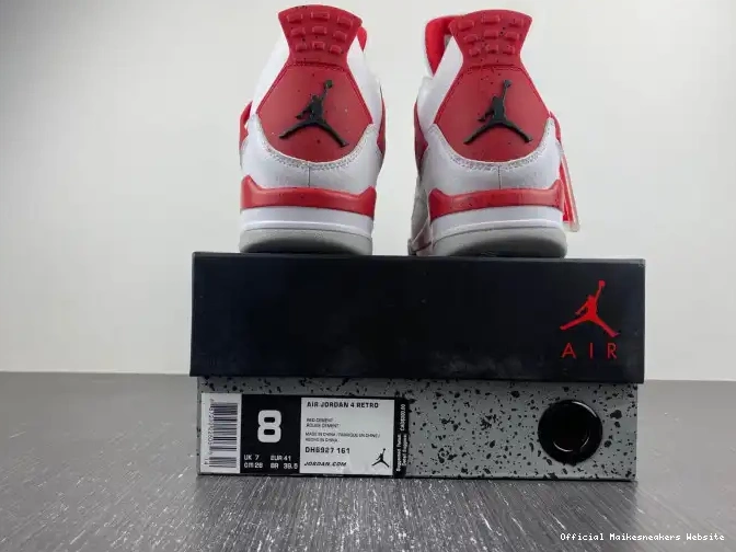 Official Maikesneakers DH6927-161 Jordan Air Cement 4 Red 0505